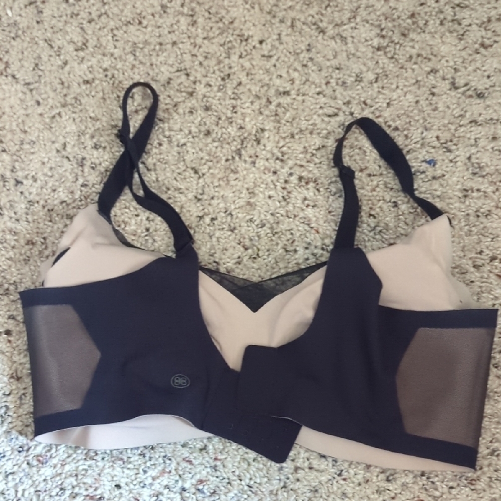 Honeylove Classic Black Mesh Bra - Picture 2 of 3